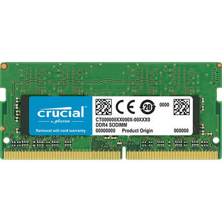 Модуль памяти SO-DIMM DDR4 8Gb PC19200 2400Mhz Crucial CL17 (CT8G4SFS824A)