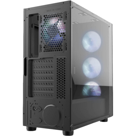 Корпус ATX Miditower HIPER SR-3RGB Black