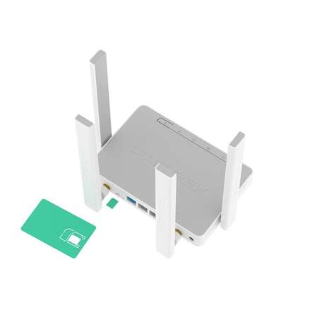 Беспроводной маршрутизатор Keenetic Runner 4G KN-2212, 802.11n, 300 Мбит/с, 2.4ГГц, 3xLAN, 1xWAN, 1xSIM