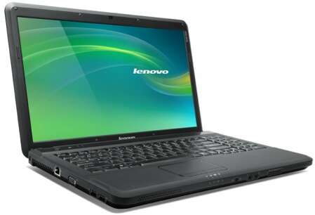 Ноутбук Lenovo IdeaPad G555 AMD M320/2Gb/250Gb/ATI 4550 512/15.6/Cam/WiFi/BT/DOS 59-040318 черный