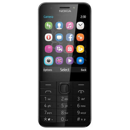 Смартфон Nokia 230 Dark Silver 
