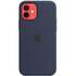 Чехол для Apple iPhone 12\12 Pro Silicone Case with MagSafe Deep Navy