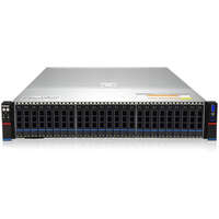 Платформа Gooxi SR201-D25RE 2U 25 bay server with expander bp,based on AMD 7003 2 riser cards of PCIe4.0(X32 to x16x8) 2x rear SAS/SATA 2x rear NVME 1300W 1+1 P