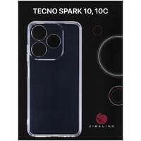 Чехол для Tecno Spark 10/10C Zibelino Ultra Thin Case прозрачный