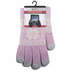 Перчатки для сенсорных дисплеев Liberty Снежинки, розовые, размер S