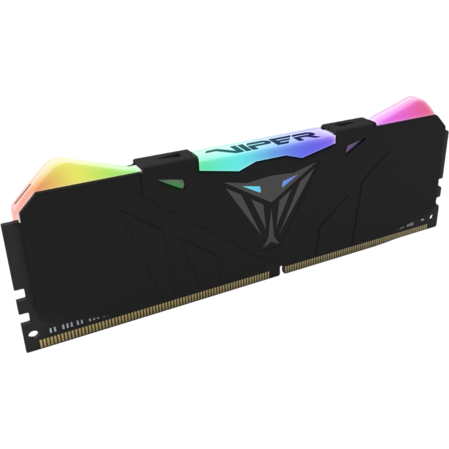 Модуль памяти DIMM 16Gb 2х8Gb DDR4 PC24000 3000MHz Patriot Viper RGB Series Black (PVR416G300C5K)