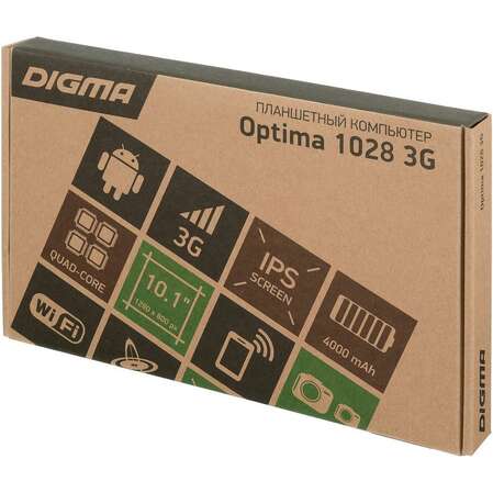 Планшет Digma Optima 1028 3G черный