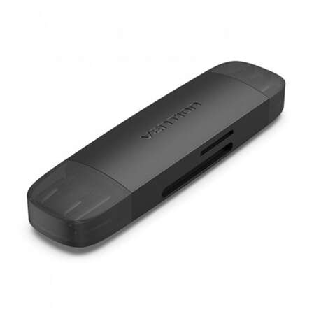 Card Reader Vention CLKB0 USB 3.0 A+C SD+TF Черный