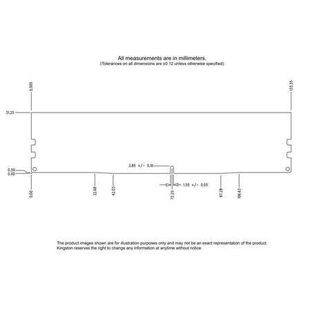 Модуль памяти DIMM 8Gb DDR5 PC44800 5600MHz Kingston (KVR56U46BS6-8)