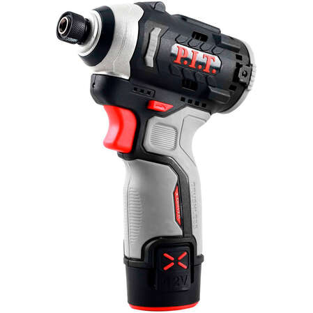 Аккумуляторный шуруповерт P.I.T. PSD12K-120A/1 (12В, 120Нм, 3 ск, HEX 1/4", 1 акб 2Ач, ЗУ)