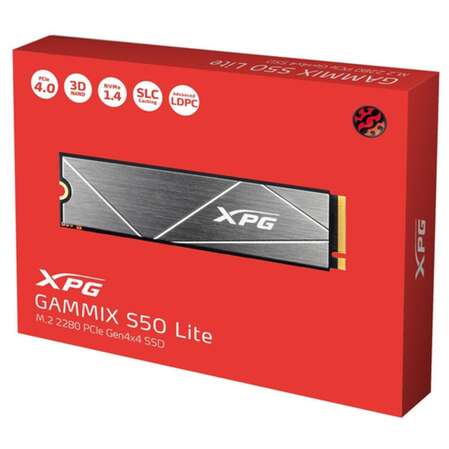 Внутренний SSD-накопитель 2000Gb A-Data Gammix S50 Lite AGAMMIXS50L-2T-CS M.2 2280 PCIe NVMe 4.0 x4