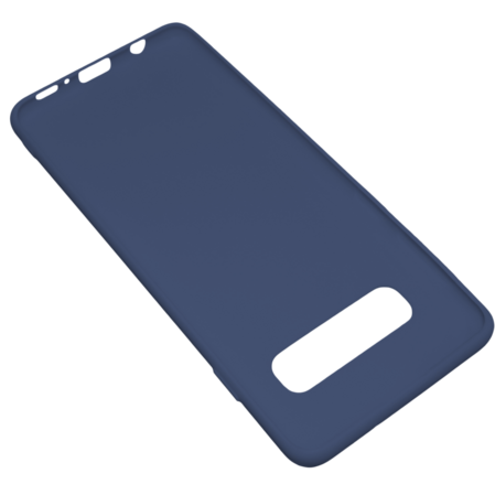 Чехол для Samsung Galaxy S10+ SM-G975 Zibelino Soft Matte синий