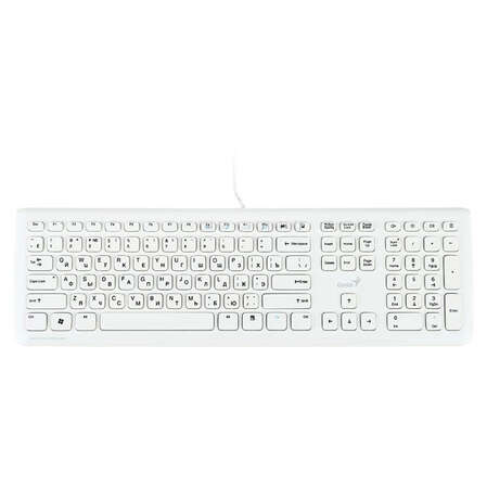 Клавиатура Genius SlimStar i220 White USB