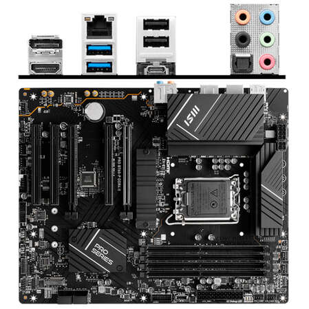 Материнская плата MSI Pro B760-P DDR4 II B760 Socket-1700 4xDDR4, 4xSATA3, RAID, 2xM.2, 5xPCI-E16x, 2xUSB3.2, 1xUSB3.2 Type C, DP, HDMI, Glan, ATX