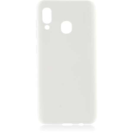 Чехол для Samsung Galaxy A30 (2019) SM-A305 Brosco Colourful, накладка, белый