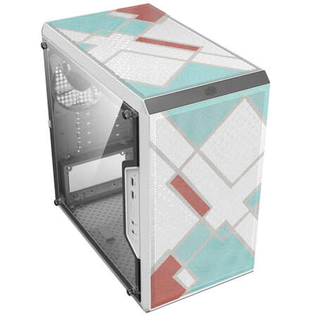 Корпус MicroATX Minitower Cooler Master MasterBox Q300L Retro MCB-Q300L-WANN-SRE White/Red/Blue