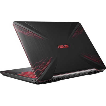 Ноутбук ASUS ROG FX504GD-E4994 Core i5 8300H/12Gb/1Tb+128Gb SSD/NV GTX1050 2Gb/15.6" FullHD/DOS Black