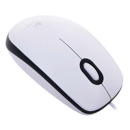 Мышь Logitech M100 Mouse White проводная