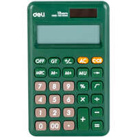 Калькулятор Deli EM120GREEN зеленый 12-разр.