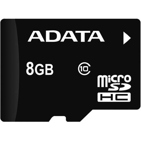 Память Micro SecureDigital 8Gb HC A-Data Class10 (AUSDH8GCL10-R)