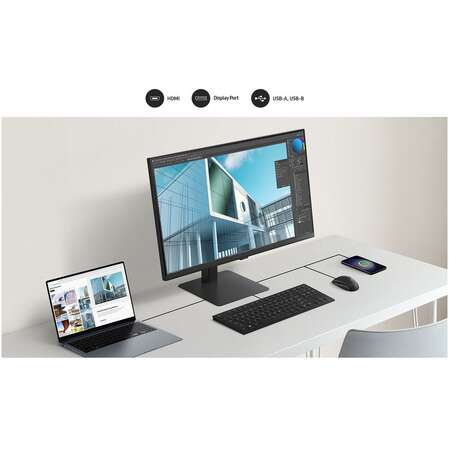 Монитор 32" Samsung ViewFinity S8 S32D800EAI VA 3840x2160 5ms HDMI, DisplayPort