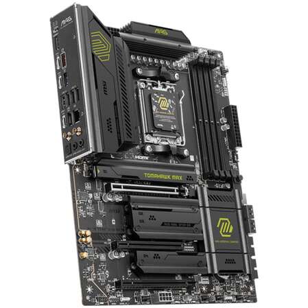 Материнская плата MSI MAG B850 Tomahawk WiFi Socket-AM5 AMD B850 4xDDR5, 6xSATA3, RAID, 4xM.2, 3xPCI-E16x, 3xUSB3.2, 3xUSB3.2 Type C, HDMI, WiFi, 5Glan, ATX Ret