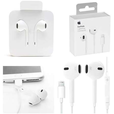 Гарнитура Apple EarPods with Lightning Connector White
