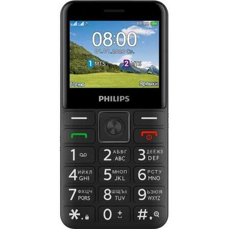 Мобильный телефон Philips Xenium E207 Black