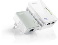 PowerLine TP-LINK TL-WPA4220KIT 802.11n 300Мбит/с 2xLAN HomePlug AV500 2шт