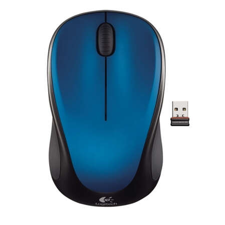 Мышь Logitech M235 Wireless Mouse Steel Blue USB 910-003037