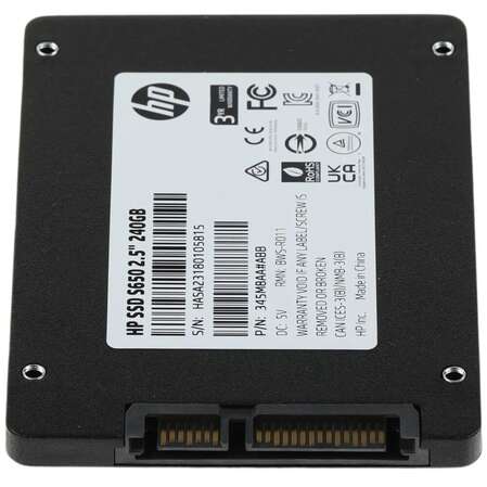 Внутренний SSD-накопитель 240Gb HP S650 345M8AA#ABB SATA3 2.5"