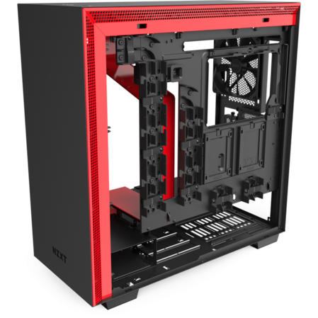 Корпус ATX Miditower NZXT H710i CA-H710I-BR Black/Red