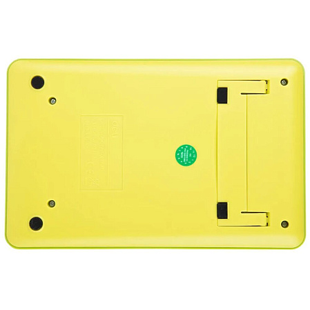 Калькулятор Deli Touch EM01551 желтый 12-разр.
