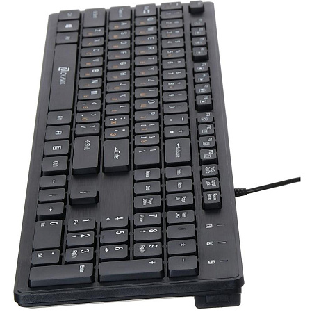 Клавиатура Oklick 500M Black slim Multimedia