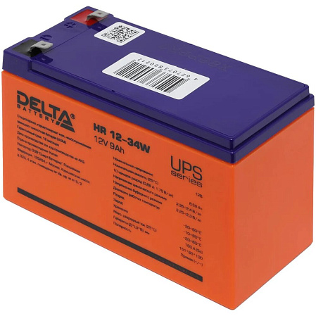 Батарея Delta HR 12-34W 12V 9Ah Battary replacement APC rbc17, rbc24, rbc110, rbc115, rbc116, rbc124, rbc133 )