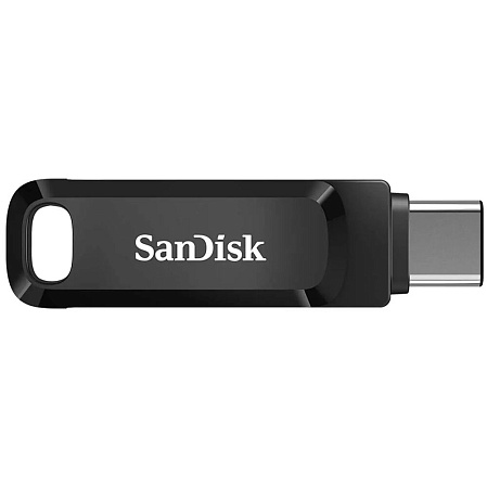 USB Flash накопитель 64GB SanDisk Ultra Dual Drive Go (SDDDC3-064G-G46) USB 3.2Gen1 + Type C (OTG) Черный