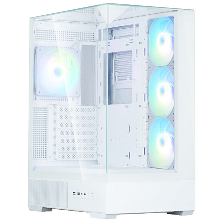 Корпус ATX Miditower Zalman P40 Prism Plus White
