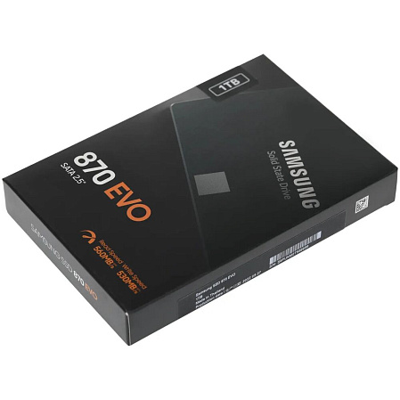 Внутренний SSD-накопитель 1000Gb Samsung 870 Evo (MZ-77E1T0B/EU) SATA3 2.5"