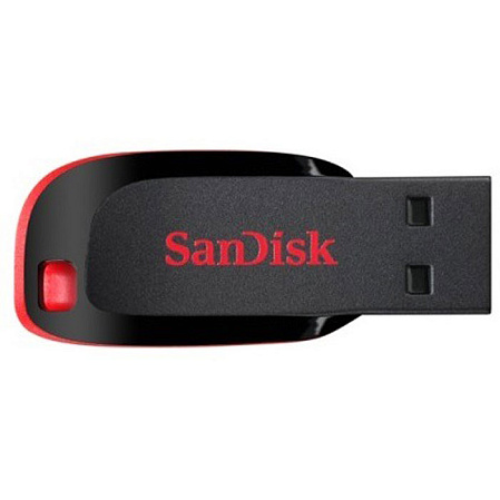 USB Flash накопитель 128GB SanDisk Cruzer Blade (SDCZ50-128G-B35) USB 2.0 Черный