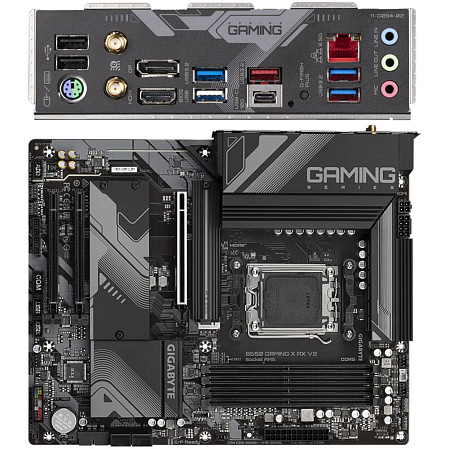 Материнская плата Gigabyte B650 Gaming X AX V2 Socket-AM5 AMD B650 4xDDR5, 4xSATA3, RAID, 3xM.2, 3xPCI-E16x, 5xUSB3.2, 1xUSB3.2 Type C, DP, HDMI, WiFi, 2.5Glan, ATX Ret