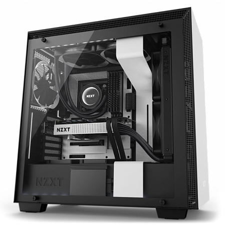 Корпус ATX Miditower NZXT H700i Smart CA-H700W-WB White