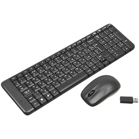 Клавиатура+мышь Logitech Wireless Combo MK220 Black