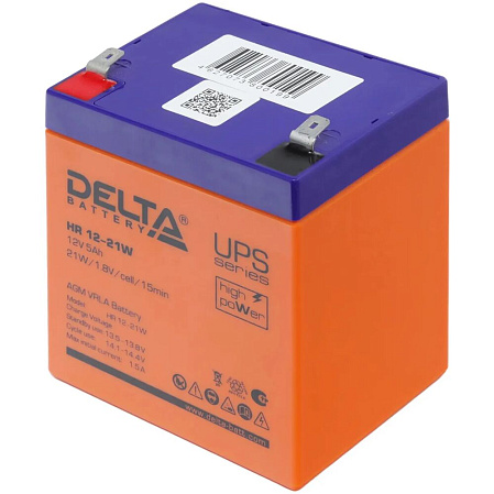 Батарея Delta HR 12-21W 12V 5Ah (Battery replacement APC rbc30, rbc43, rbc44, sybt2 90мм/101мм/70мм)