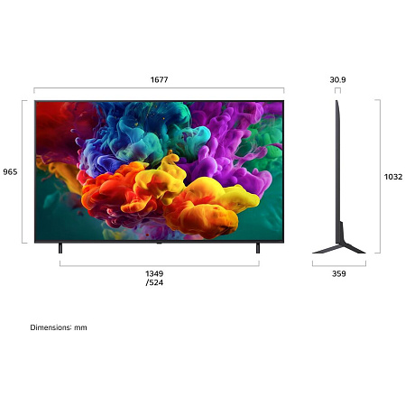 Телевизор 75" LG 75QNED85B6C.ARUG 2026