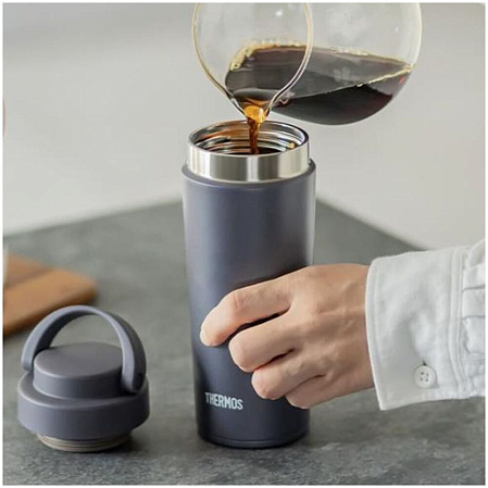 THERMOS Термокружка JOV-420 MGY, дымчато-синий, 0,42 л.