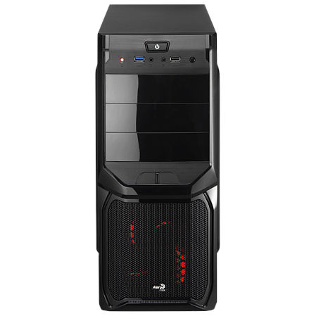 Корпус ATX Miditower AeroCool V3X Advance Black Edition Black
