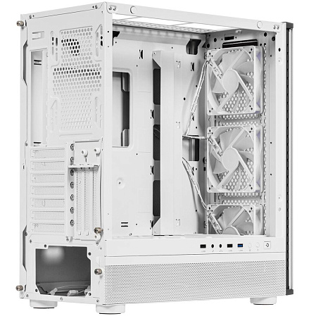 Корпус ATX Miditower PcCooler ME200 Mesh WH White