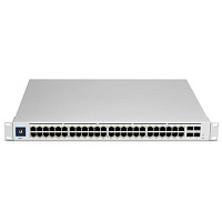 Коммутатор Ubiquiti Switch Pro 48 PoE 40-хGbRJ45 PoE 802.3af/at 8xGbRJ45 PoE802.3bt 4x1/10G SFP+ USW-Pro-48-POE