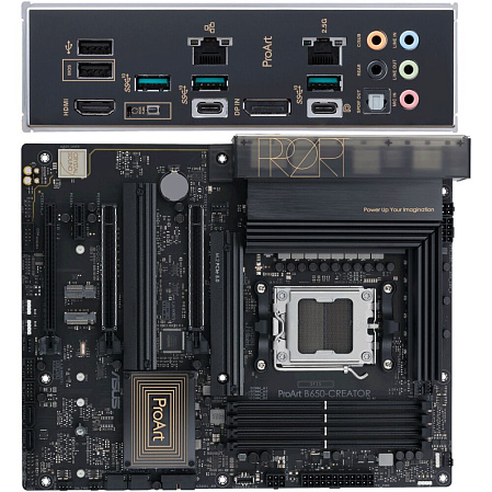 Материнская плата ASUS ProArt B650-Creator B650 Socket AM5 4xDDR5, 4xSATA3, RAID, 3xM.2, 3xPCI-E16x, 3xUSB3.2, 2xUSB3.2 Type C, DP, HDMI, 2xGlan, ATX