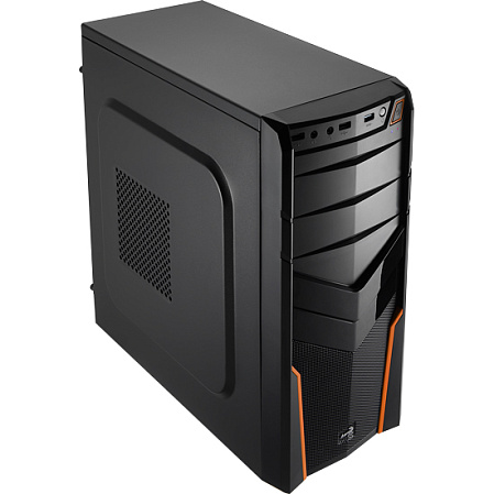 Корпус ATX Miditower AeroCool V2X Black/Orange 